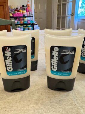 Gilette Series After Shave Lotion Conditioning  2.5 Fl Oz Set of 6